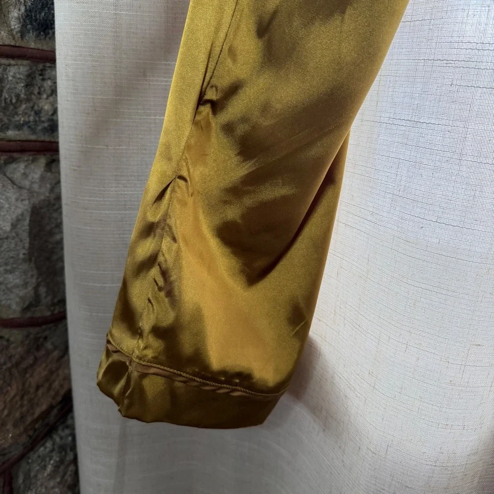 NWOT Taylor Swift Fearless Satin Pajama Set Gold‎ Official Merch MEDIUM